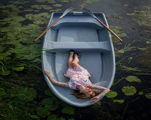 A person practicing yoga in a peaceful home setting